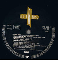 Matt Bianco : Matt Bianco (LP, Album, WE )
