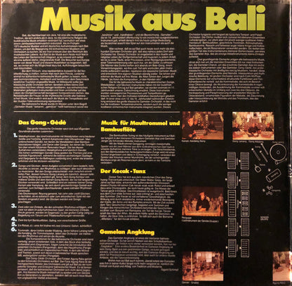Various : Musik Aus Bali (2xLP)