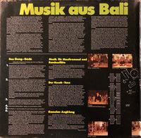 Various : Musik Aus Bali (2xLP)