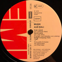 Various : Musik Aus Bali (2xLP)