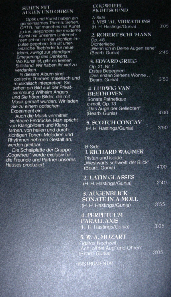 Cogwheel : Sightsound (LP, Num, Gat)