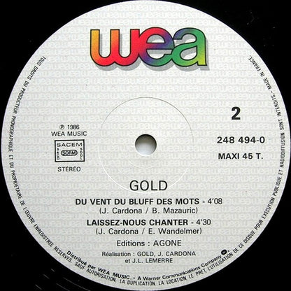 Gold (3) : Laissez-Nous Chanter (12", Maxi)