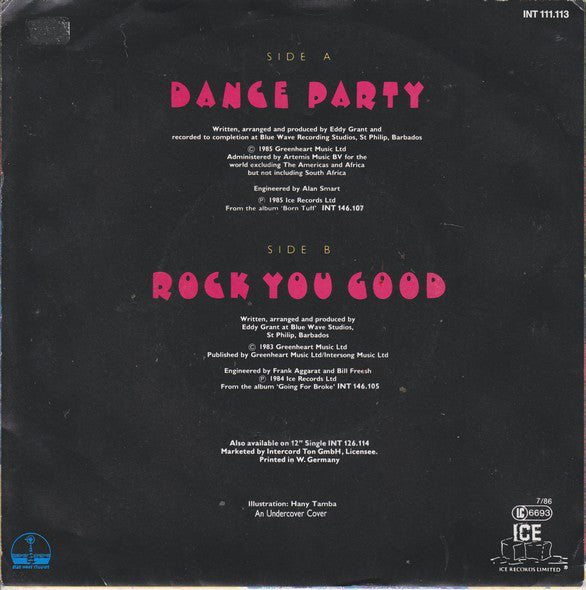Eddy Grant : Dance Party (7", Single)