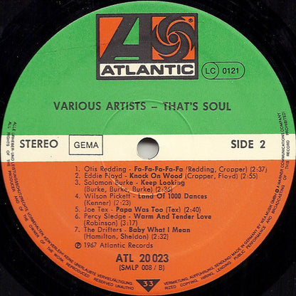 Various : That's Soul 1-6 (6xLP, Comp + Box)