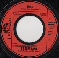 Mina (3) : Heißer Sand / Ein Treuer Mann (7", Single, RE)