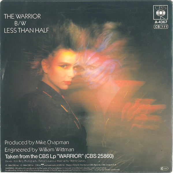 Scandal (4) Featuring Patty Smyth : The Warrior (7", Single)