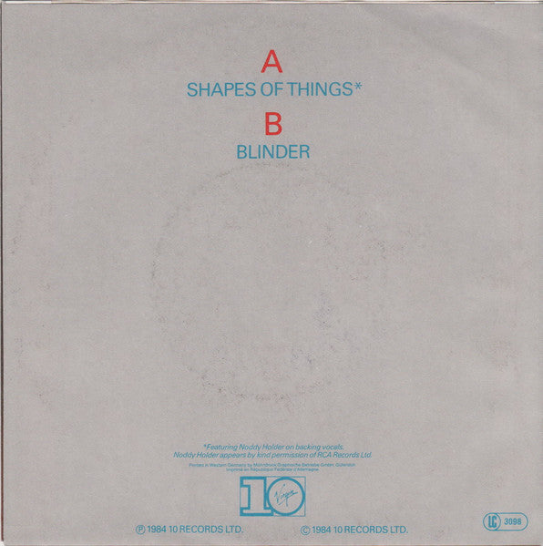 Gary Moore : Shapes Of Things (7", Single)