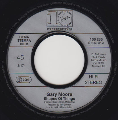 Gary Moore : Shapes Of Things (7", Single)