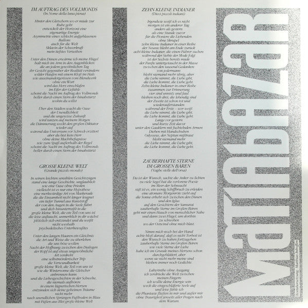 Matia Bazar : Meló (LP, Album)