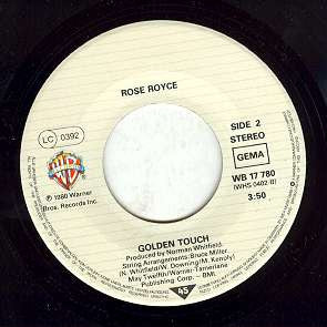Rose Royce : Pop Your Fingers / Golden Touch (7")