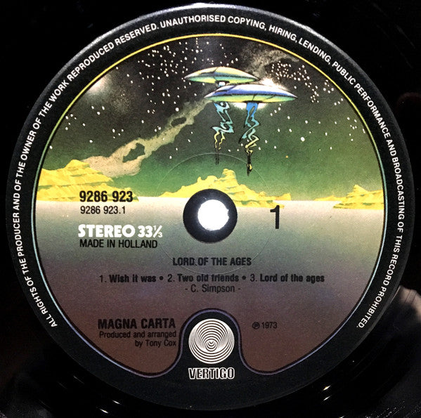 Magna Carta : Lord Of The Ages (LP, Album, RE)