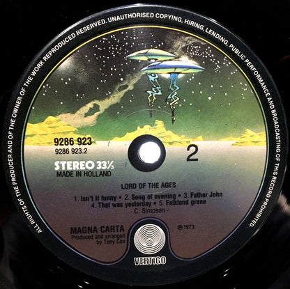 Magna Carta : Lord Of The Ages (LP, Album, RE)