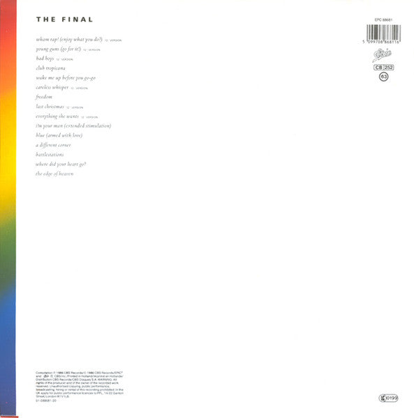 Wham! : The Final (2xLP, Comp)