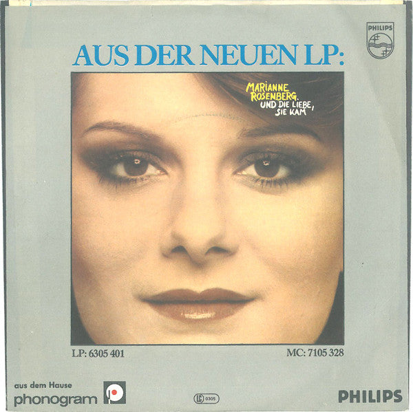 Marianne Rosenberg : Und Die Liebe, Sie Kam (7", Single)