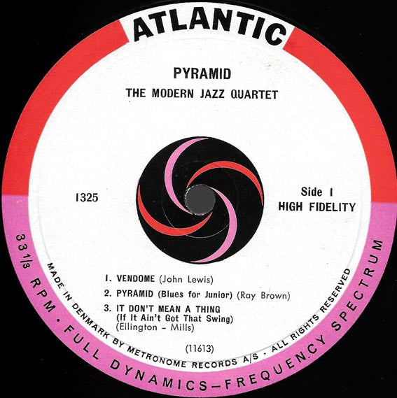 The Modern Jazz Quartet : Pyramid (LP, Album, Mono)