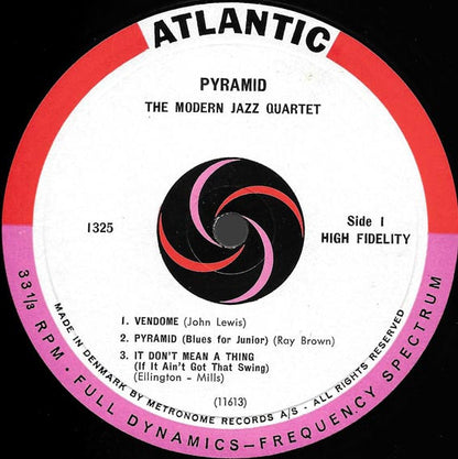 The Modern Jazz Quartet : Pyramid (LP, Album, Mono)
