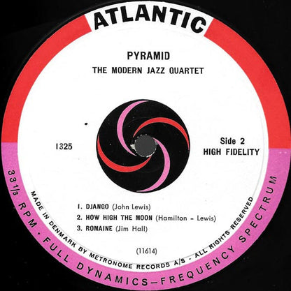 The Modern Jazz Quartet : Pyramid (LP, Album, Mono)