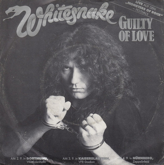 Whitesnake : Guilty Of Love (7", Single)