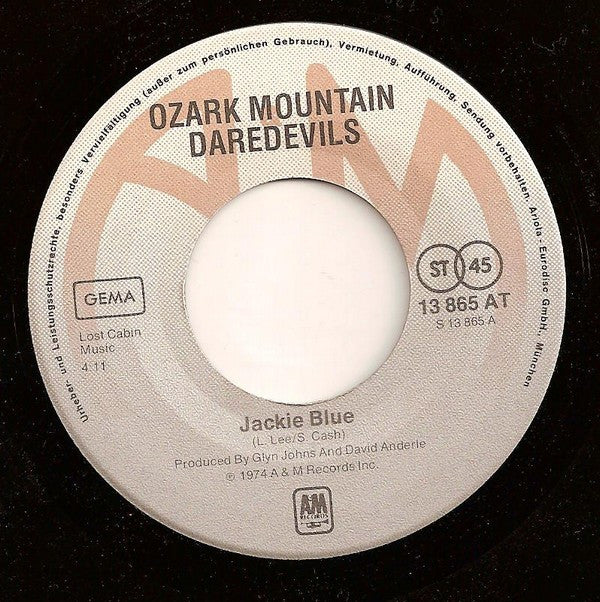 Ozark Mountain Daredevils* : Jackie Blue (7", Single)