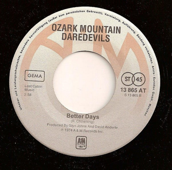 Ozark Mountain Daredevils* : Jackie Blue (7", Single)