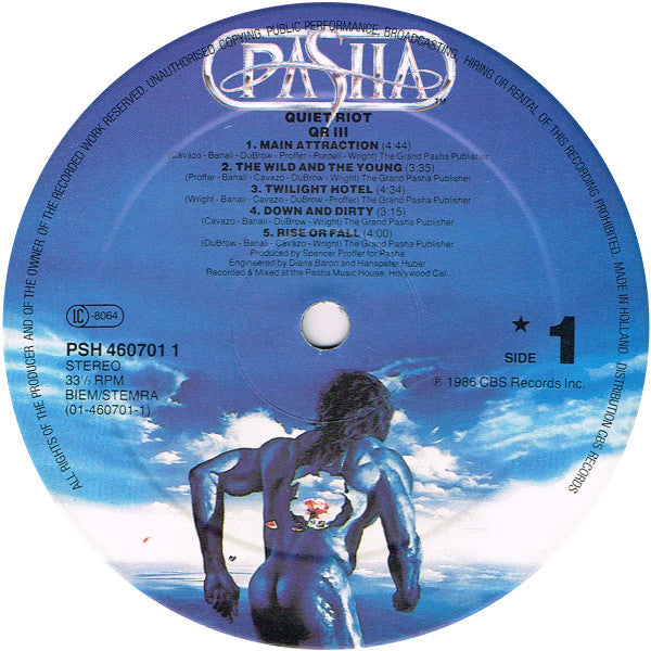 Quiet Riot : QR III (LP, Album, RE)