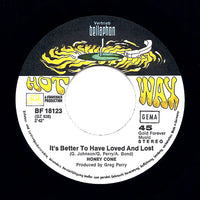 Honey Cone : Sittin' On A Time Bomb/It's Better To Have Loved And Lost (7", Single)