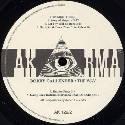 Bobby Callender : The Way (First Book Of Experiences) (2xLP, RE)