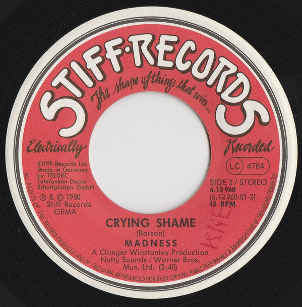 Madness : Embarrassment (7", Single)
