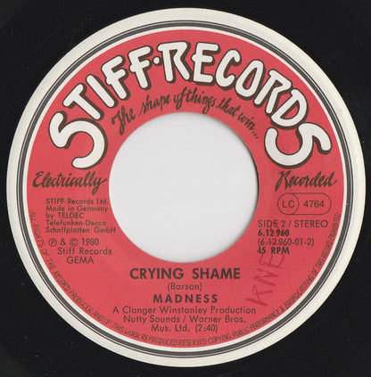 Madness : Embarrassment (7", Single)