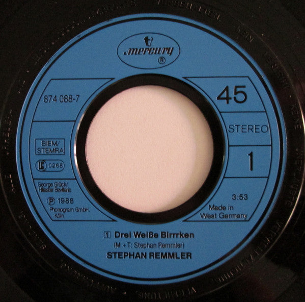 Stephan Remmler Featuring Status Quo : Drei Weisse Birrrken (7", Single)