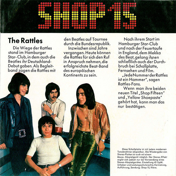 The Rattles : Shop 15 (7", Single)