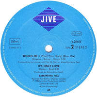 Samantha Fox : Hold On Tight (12", Maxi)