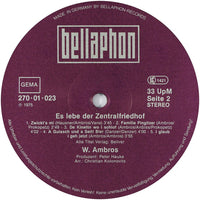 Wolfgang Ambros : Es Lebe Der Zentralfriedhof (LP, Album, RE)
