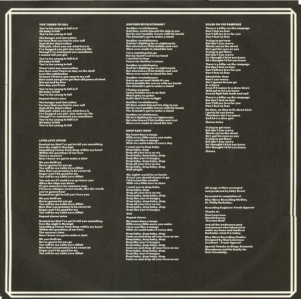 Eddy Grant : Killer On The Rampage (LP, Album)