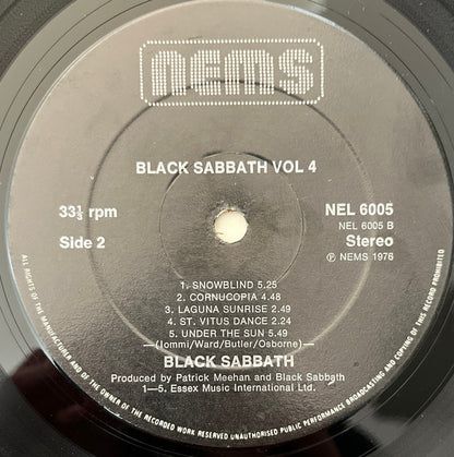 Black Sabbath : Black Sabbath Vol 4 (LP, Album, RE, Gat)