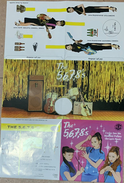 The 5.6.7.8's : Come See Me (7", Single, Whi)