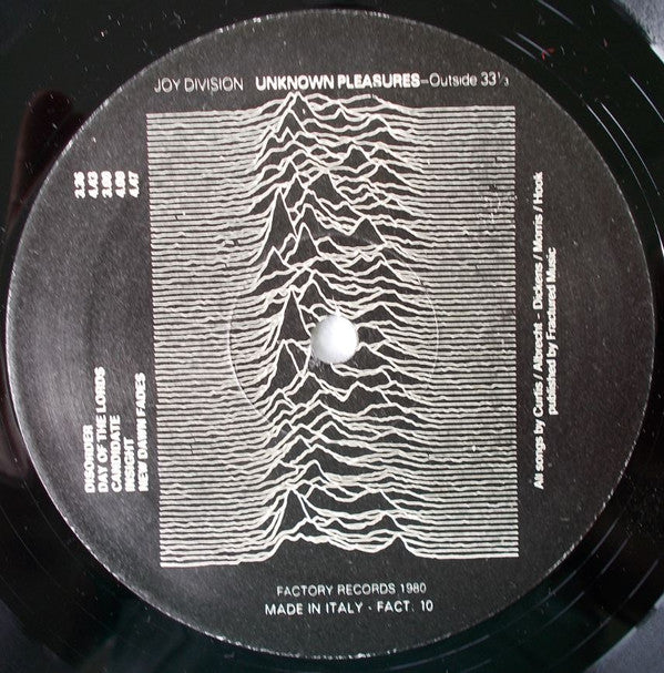 Joy Division : Unknown Pleasures (LP, Album, RE)