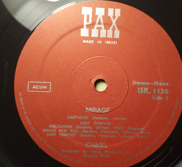Camel : Mirage (LP, Album)