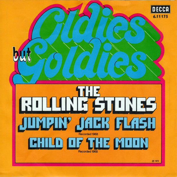 The Rolling Stones : Jumpin' Jack Flash / Child Of The Moon (7", Single, RE)