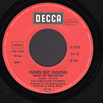 The Rolling Stones : Jumpin' Jack Flash / Child Of The Moon (7", Single, RE)