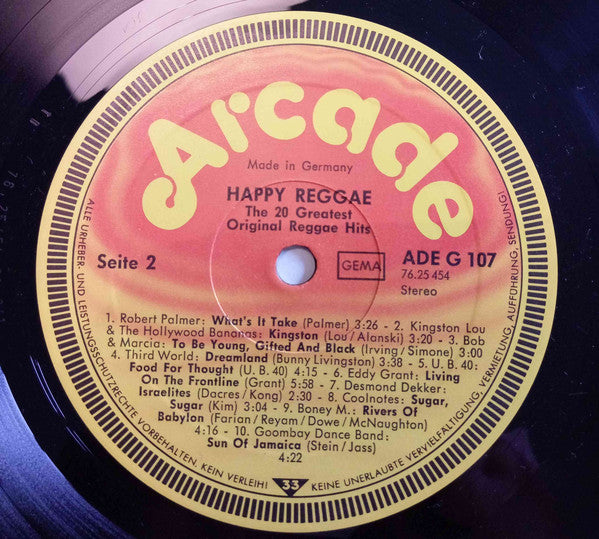 Various : Happy Reggae (LP, Comp)