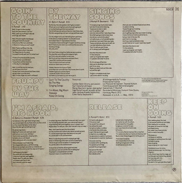 Frumpy : By The Way (LP, Album)