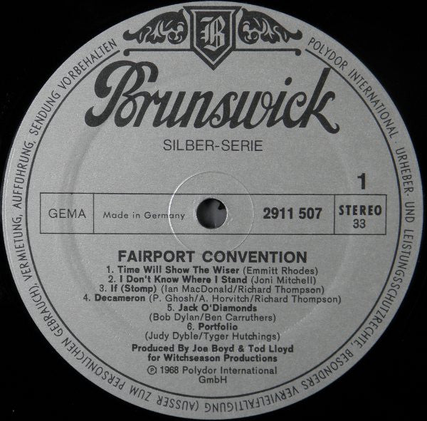 Fairport Convention : Fairport Convention (LP, Album, RE)