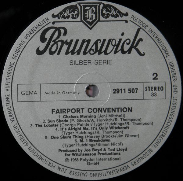 Fairport Convention : Fairport Convention (LP, Album, RE)