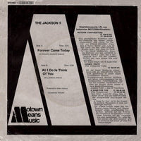 The Jackson 5 : Forever Came Today (7", Single)