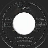 The Jackson 5 : Forever Came Today (7", Single)
