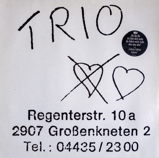 Trio : Trio (LP, Album, RE)