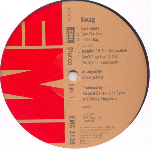 Swag (5) : Swag (LP, Album)