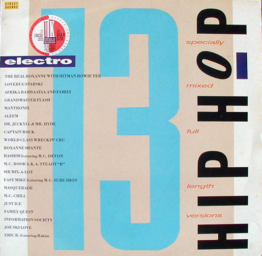 Various : Street Sounds Hip Hop Electro 13 (LP, Comp, Mixed)