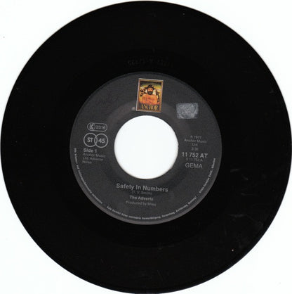 The Adverts : Safety In Numbers / We Who Wait (7", Single)